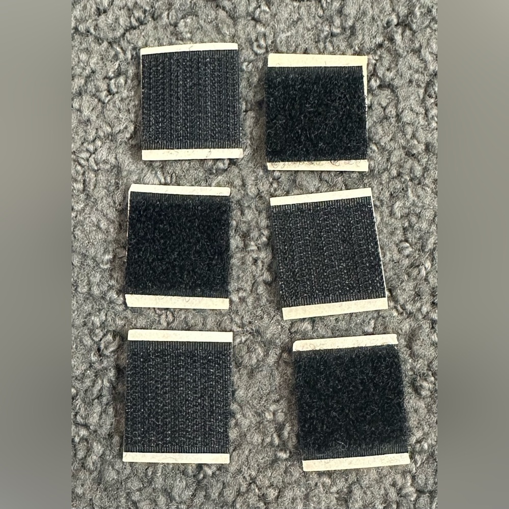 Set of 3 VELCRO Brand 1” Squares Self Adhesive